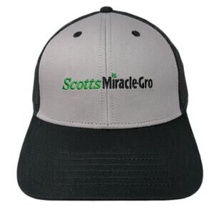 Scotts Miracle-Gro Snapback Trucker Hat Black One Size Cap America